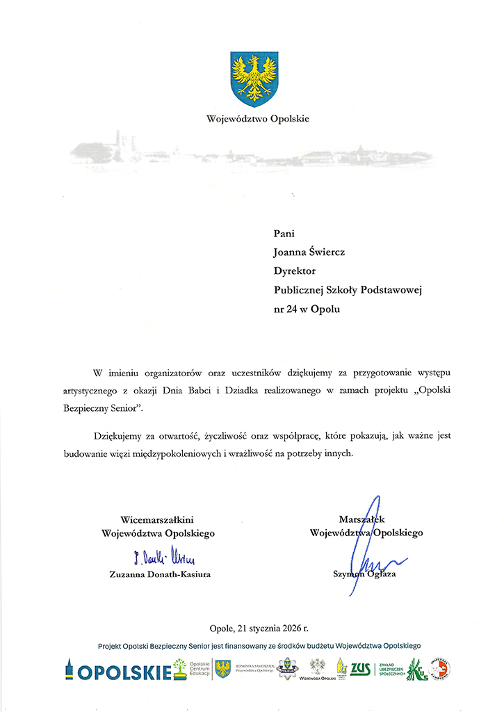 Podziękowania